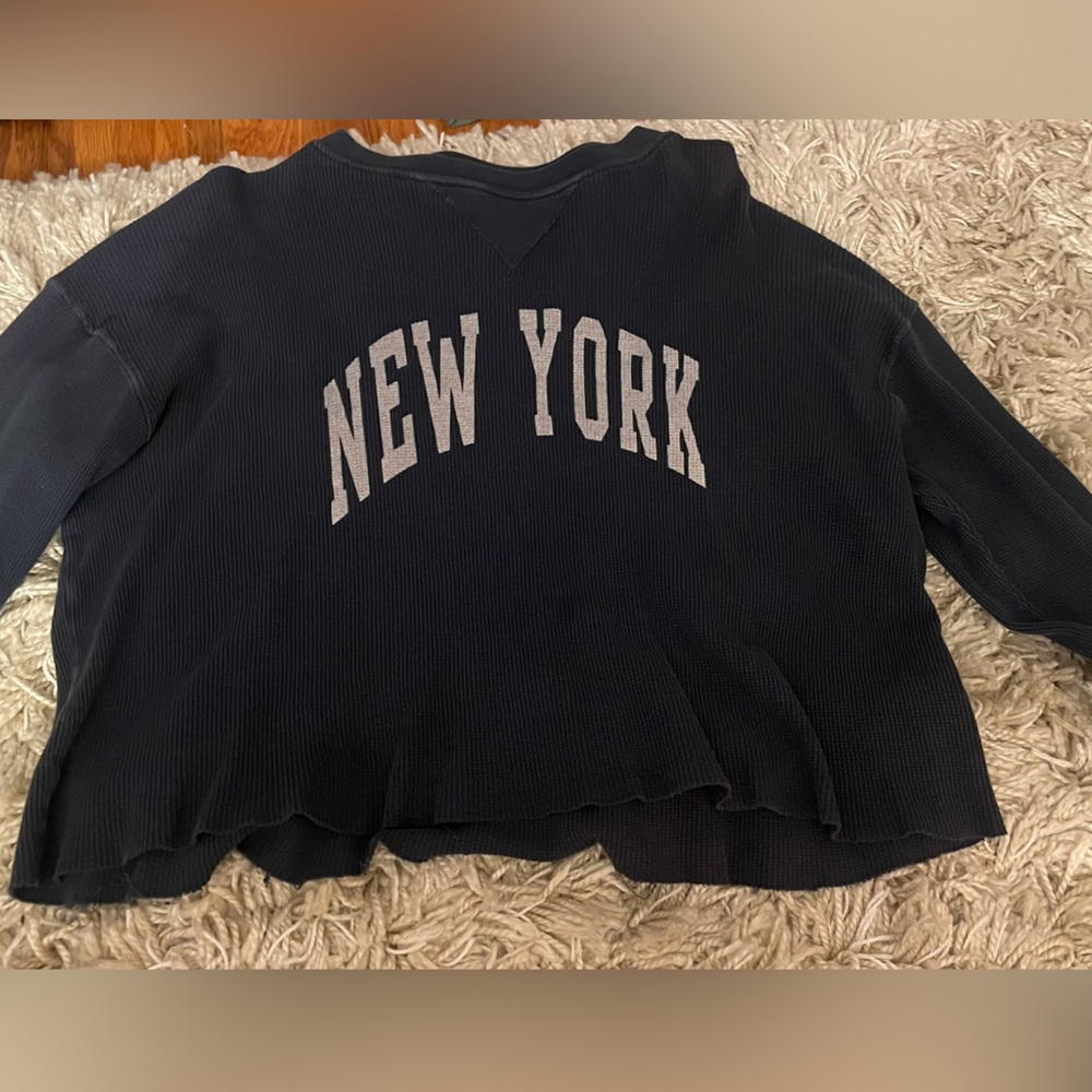 Brandy Melville one size blue long sleeve shirt